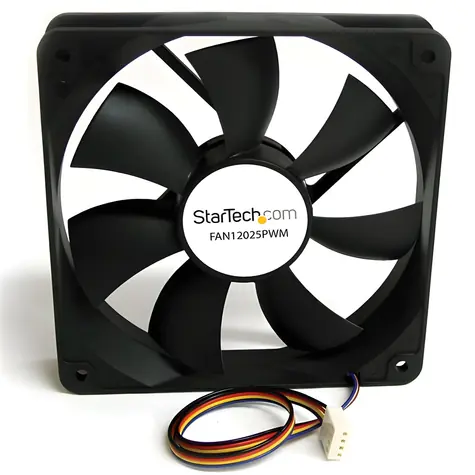 StarTech Lüfter 120x25mm PWM schwarz / Lüfter / 120 mm / 4-Pin PWM / MTBF 40000 h