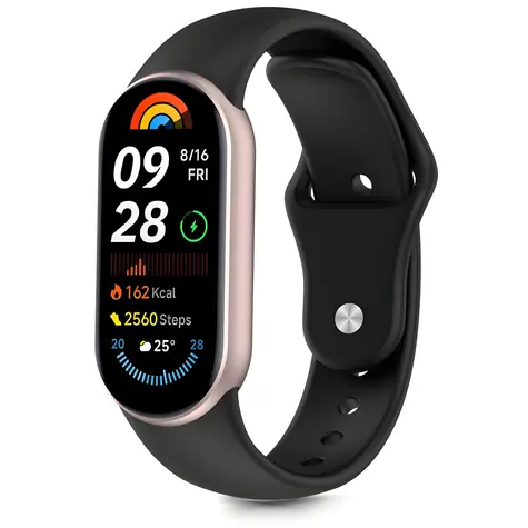 Tech-Protect IconBand Rein Schwarz / Armband / für XIAOMI SMART Band 8/9/10, NFC