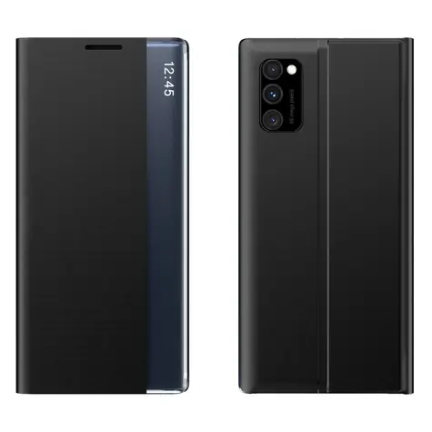 Hurtel Sleep Case schwarz / Schutzhülle / POCO M4 Pro 5G / Klapphülle mit Ständer