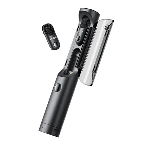 Boya MAGIC-05 schwarz / Ansteckmikrofon / Kabellos / 2,4 GHz / USB-C