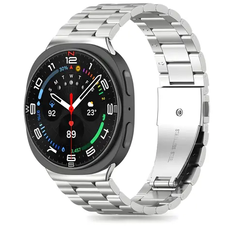 Tech-Protect Edelstahlarmband silber / Armband / für Samsung Galaxy Watch 40/44/46 mm