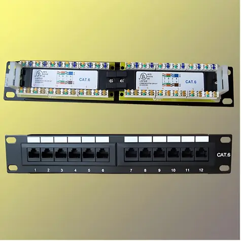 OEM Patchpanel 10" UTP Cat.6 / Patchpanel / 12 Ports