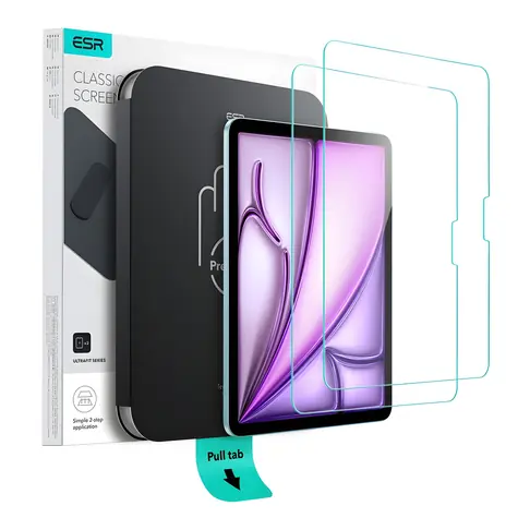 ESR UltraFit Panzerglas 2er-Pack / Panzerglas / iPad Air 11" 2024/2025/2026