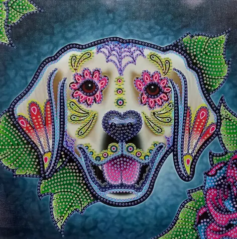 Norimpex Diamantmalerei 7D Labrador / 30x30 cm
