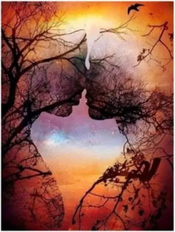 Norimpex Diamantmalerei Alte Liebe / 30x40 cm