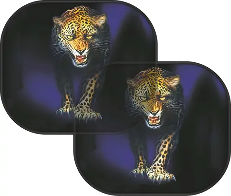Compass Sonnenschutz LEOPARD / Sonnenschutz / Saugnäpfe / 2 Stück / Oval