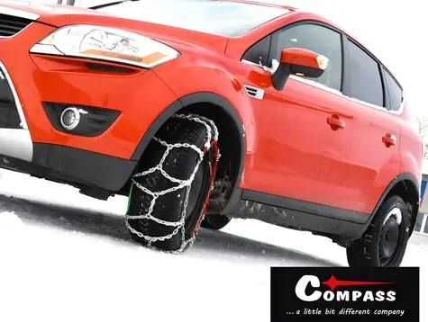 Compass Schneeketten SUV-VAN Größe 230 / Ö-NORM V5117 / bis 7500 kg / Gliederstärke 4,5 mm