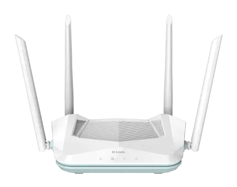 D-Link R15 weiß (R15/E) / Router / Wi-Fi 6 (802.11ax) / AX1500 / 3x RJ-45 Gigabit / 4 Antennen