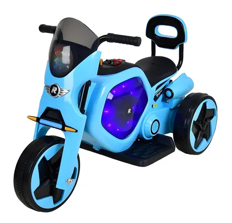 RACCEWAY® Kinder-Elektrodreirad blau / Dreirad / 6V 25W / Tragfähigkeit 25 kg / ab 3 Jahren