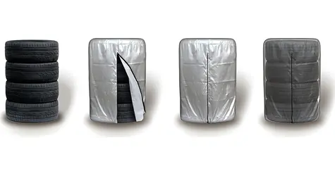 Compass Reifenhülle 75x110 cm / Reifenhülle / Polyester / für Reifen bis 75 cm
