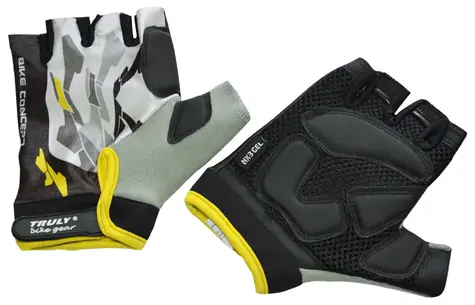 Rulyt TRULY TOP NX3GEL gelb, Größe L / Fahrradhandschuhe / Gelverstärkungen an der Handfläche / reflektierendes Element