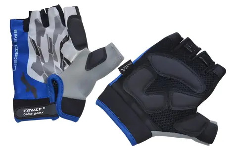 Rulyt TRULY TOP NX3GEL blau, Größe L / Fahrradhandschuhe / Gelverstärkungen an der Handfläche / reflektierende Elemente