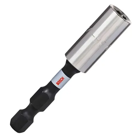 BOSCH Magnetischer Bithalter Impact Control / Bithalter / 60 mm / 1/4"-Bohrfutter / Permanentmagnet