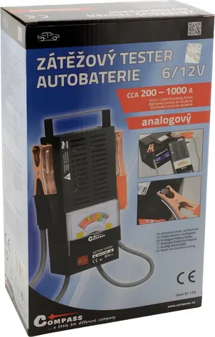 Compass Autobatterietester (Analoglast) / Autobatterietester / 100 A / 6/12 V / Kaltstartstrom 200-1000 A