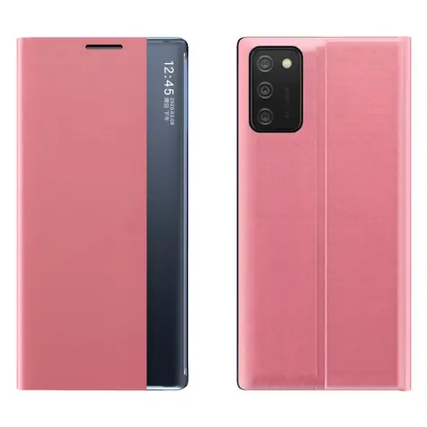 Hurtel Neue Schlafhülle für Samsung Galaxy A03s, pink / Klapphülle / Ständer