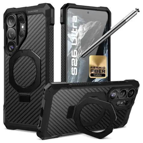 Supcase UB Grip Mag schwarz / Schutzhülle / für Samsung Galaxy S26 Ultra / MagSafe