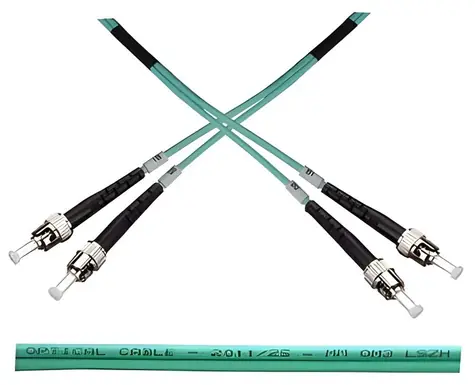 OPTIX ST-ST / Optisches Patchkabel / Multimode 50/125 / OM3 / Duplex / 3 m