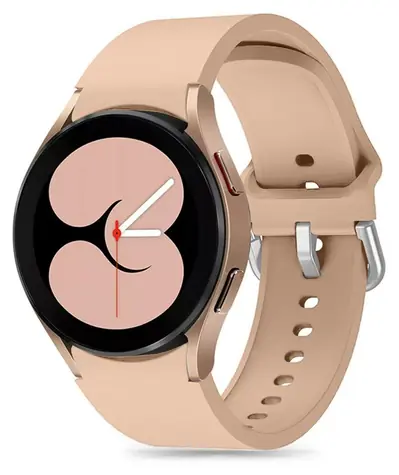 Tech-Protect Silikonarmband beige / Armband / für Samsung Galaxy Watch 4/5/5 Pro/6/7/FE / Silikon