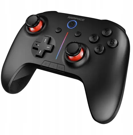 Rampage Hydra Pro schwarz / Gamepad / Kabellos / 2,4 GHz / Hall-Effekt / Magnetische Trigger