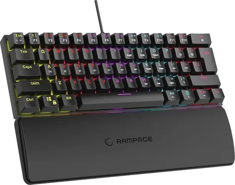 Rampage Plower K60 / Gaming-Tastatur / mechanisch / RMP Blue Switch
