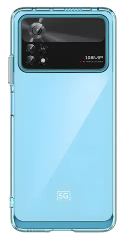 Hurtel Outer Space Hülle für Xiaomi Poco X4 Pro 5G blau / Schutzhülle / Flexibler Rahmen