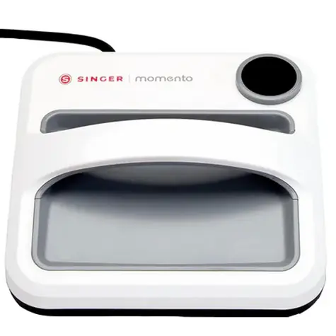 Singer Momento Square Press, weiß-grau / Bügelpresse / Digitalsteuerung / 229 x 229 mm