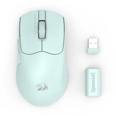Redragon AXION M933CW-ULT hellblau / Kabellose Gaming-Maus / optisch