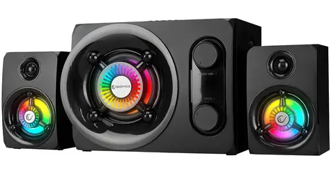 Rampage RMS-G8 / Gaming-Lautsprecher / 25 W / Bluetooth / USB / SD / FM
