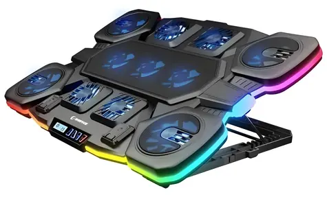 Rampage Glacier Schwarz / Kühlpad / für Laptops 14-17" / 2600 U/min