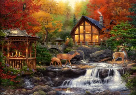 GRAPHICS Puzzle Farben des Lebens / 1000 Teile / 69 × 47,8 cm
