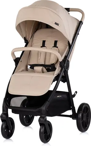 CHIPOLINO Sport-Kinderwagen Ultera Latte / Verstellbare Rückenlehne / 5-Punkt-Sicherheitsgurte / Einhand-Faltmechanismus