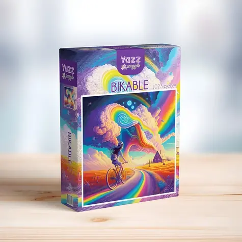 YAZZ Fahrradpuzzle / 1023 Teile / 60 x 60 cm