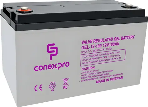 Conexpro GEL-12-100 / Batterie / GEL / 12V / 100Ah / Deep Cycle / T16-M8