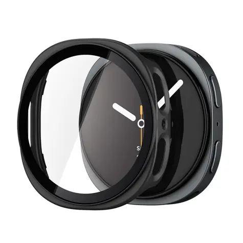 Spigen Thin Fit 360 40 mm schwarze Schutzhülle für Samsung Galaxy Watch / 9H gehärtetes Glas
