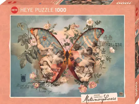 HEYE Puzzle Metamorphose: Flügel I / 1000 Teile / 70 x 50 cm