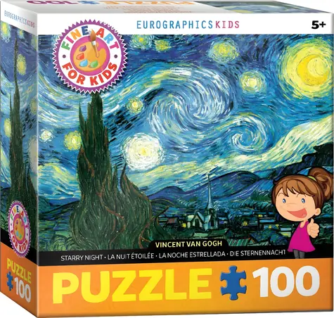 EUROGRAPHICS Puzzle Sternennacht / 100 Teile / ab 5 Jahren
