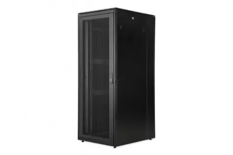 Digitus Unique 42U schwarz / Rack / 2053x800x1000 mm / Tragfähigkeit 1200 kg / Volltür / IP20