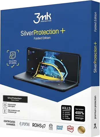 3mk SilverProtection+ Motorola Razr 40 Ultra / Schutzfolie / Faltversion / Antimikrobiell / Nassverklebung