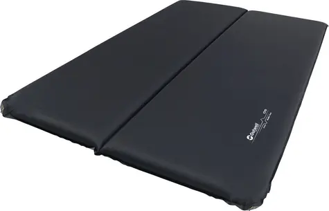 Outwell Sleepin Double 7,5 cm schwarz-grau / Selbstaufblasende Isomatte / Doppelbett / Dicke 7,5 cm