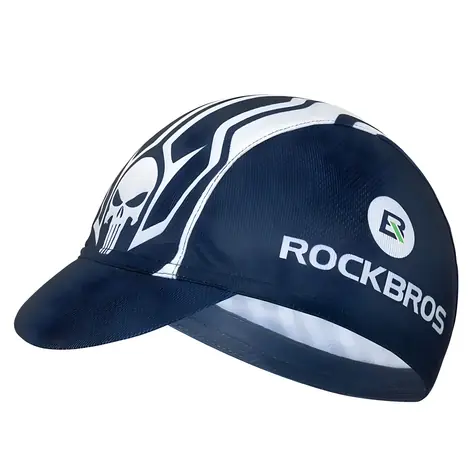 Rockbros MZ10019 blau / Radmütze mit Schirm / Unterhelm
