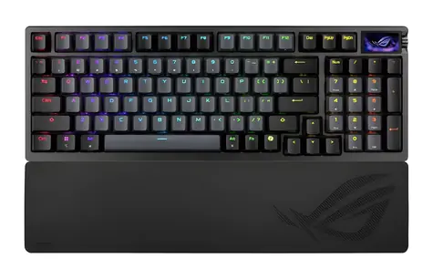 Asus ROG Azoth 96 HE schwarz / Kabellose Gaming-Tastatur / Mechanisch / RGB / BT / RF 2,4 GHz / CZ/ SK