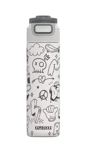 Kambukka Elton Isolierte 600 ml Street Art / Thermoskanne / Edelstahl