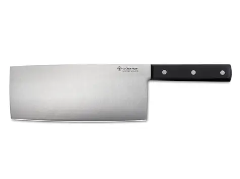 Wüsthof-Messer (chinesisch) / Klinge 20 cm / Klingenbreite 8 cm / Griff aus Kunststoff