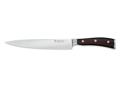 Wüsthof IKON Schinkenmesser 20 cm / Küchenmesser / Gerade Klinge / Grenadillgriff