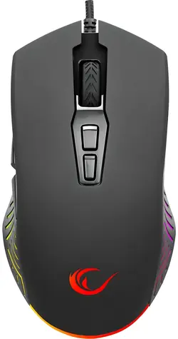 Rampage Spear V2 schwarz / Optische Gaming-Maus / 12800 DPI / RGB / kabelgebunden / 1000 Hz
