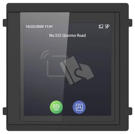HIKVISION DS-KD-TDM / Intercom-Touchmodul / 3-in-1