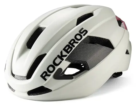 Rockbros LK-15 hellgrau / Fahrradhelm / Carbon / Größe 58-62 cm