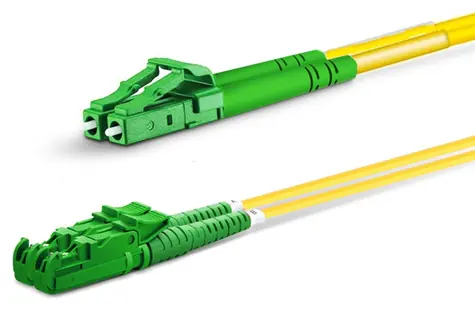 Equip E2000/ APC-LC/ APC OS2 7m gelb / Patchkabel / Singlemode / Duplex / LSZH-Mantel
