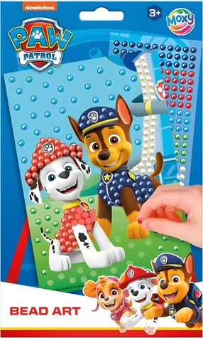 MOXY Perlenbild Paw Patrol / 21 x 14,5 cm