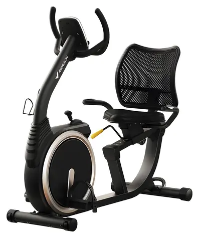MERACH MR-S19 / Liegeergometer / Magnetbremse / 8 Widerstandsstufen / Schwungrad 3 kg / Maximale Belastung 150 kg